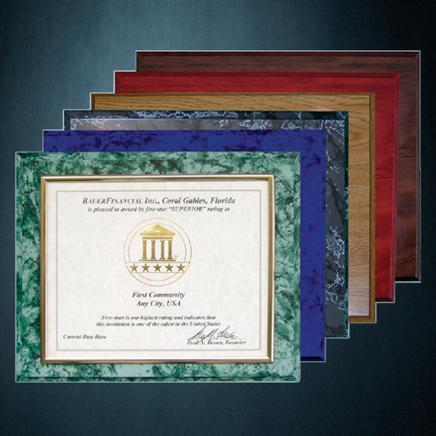 5 star award certificate bauerfinancial
