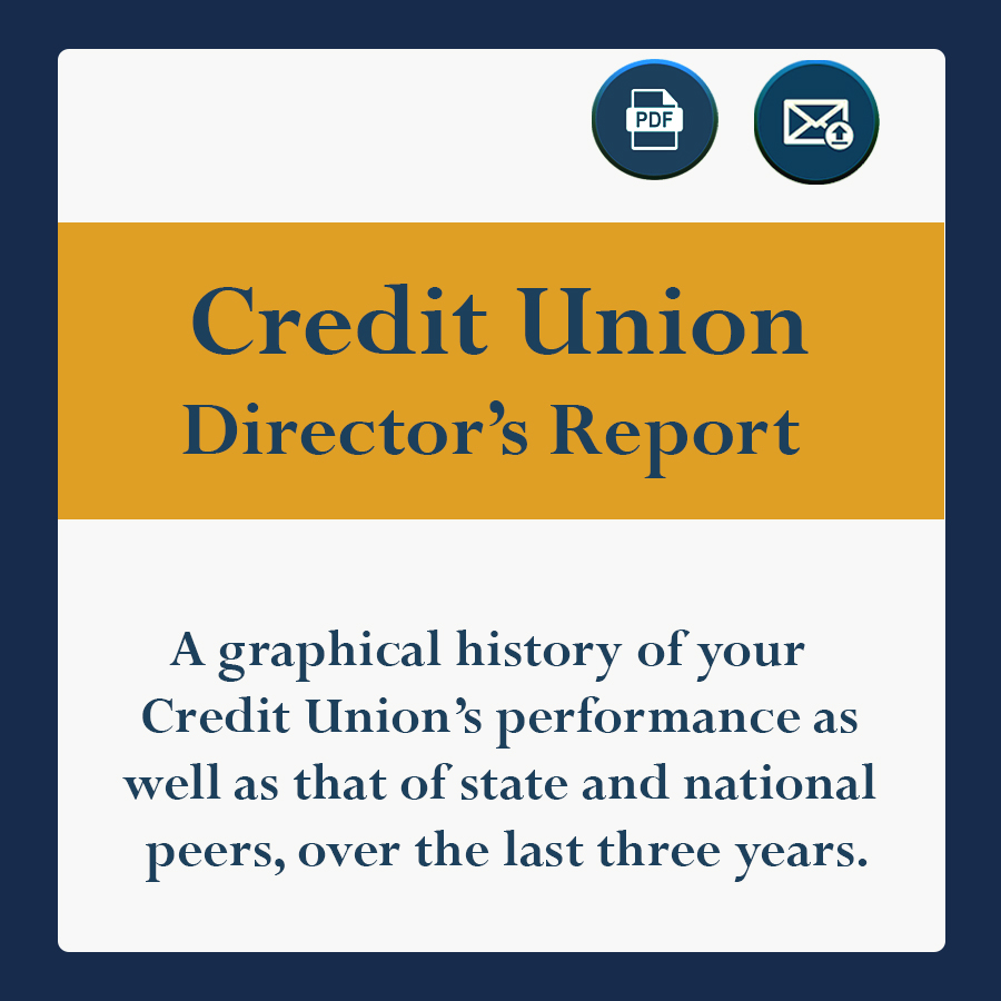 A graphical history of ytour Credit Union's performance as well as that of state and national peers over the last three years.