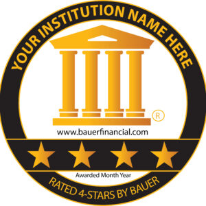 Sample of Bauer's 4-Star Logo that can be personalized for any 4-Star institution