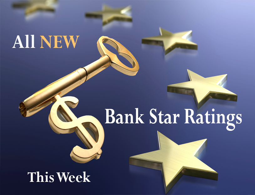 All New bank Star Ratings this week