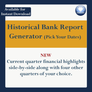Historical Bank Report Generator (select Your Dates)