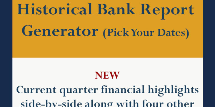 Historical Bank Report Generator (select Your Dates)