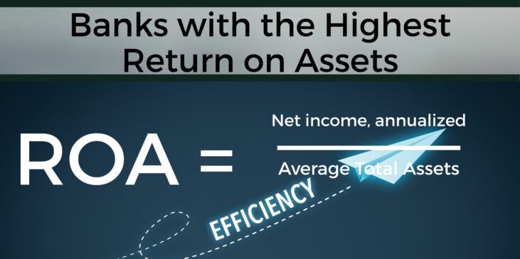 Return on Assets (annualized net income divided by average total assets) tells us how well the banks are using their assets to generate profits.
